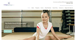 Desktop Screenshot of envisiongymnastics.net