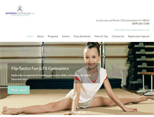 Tablet Screenshot of envisiongymnastics.net